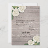 Zal je mijn Bridesmaid Flower String Light wood zi Kaart (Achterkant)