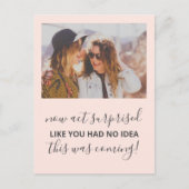 Zal je mijn Bridesmaid Funny foto zijn? Uitnodiging Briefkaart (Voorkant)