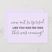 Zal je mijn Bridesmaid gewoon grappig zijn? Uitnodiging Briefkaart (Voorkant / Achterkant)