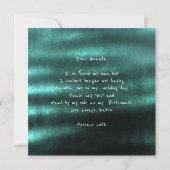 Zal je mijn Bridesmaid Golden Glitter Emerald zijn Kaart (Achterkant)