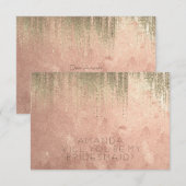 Zal je mijn Bridesmaid Golden Rain Copper Roos zij Kaart (Voorkant / Achterkant)