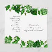 Zal je mijn Bridesmaid Greenery Woodland Cali zijn Kaart (Voorkant / Achterkant)