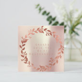 Zal je mijn Bridesmaid Pink Gold Champaign zijn? Kaart (Staand voorkant)