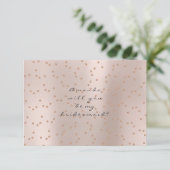 Zal je mijn Bridesmaid Roos Gold Swarovski crys zi Kaart (Staand voorkant)