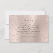 Zal je mijn Bridesmaid Roos Gold Swarovski crys zi Kaart (Achterkant)