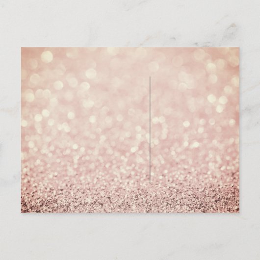 Zal je mijn Bridesmaid Sepia Roos Gold Glitter zij Uitnodiging Briefkaart (Achterkant)