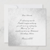 Zal je mijn Bridesmaid Silver Black zijn? Kaart (Achterkant)