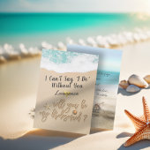 Zal je mijn Bridesmaid Summer Beach Starfish zijn? Kaart