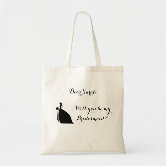 Zal je mijn Bridesmaid-tas zijn? Tote Bag (Voorkant)