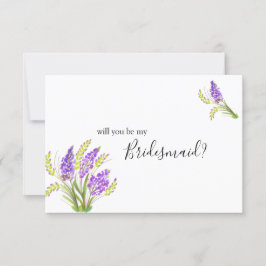 Zal je mijn Bridesmaid Waterverf Lavender zijn?