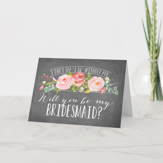 Zal je mijn Bridesmaid zijn? | Bridesmaid (Voorkant)