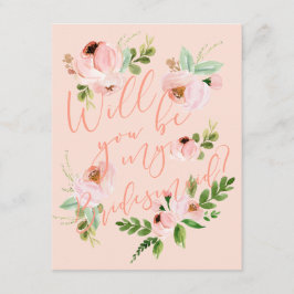 Zal je mijn Bridesmaid zijn? | Bridesmaid Card Kaart