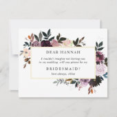 Zal je mijn Bridesmaid zijn? | Bridesmaid Card Kaart (Voorkant)