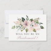 Zal je mijn Bridesmaid zijn? | Bridesmaid Card Kaart (Voorkant)