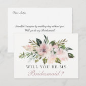 Zal je mijn Bridesmaid zijn? | Bridesmaid Card Kaart