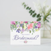 Zal je mijn Bridesmaid zijn? | Bridesmaid Card Kaart (Staand voorkant)