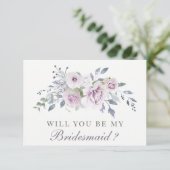 Zal je mijn Bridesmaid zijn? | Bridesmaid Card Kaart (Staand voorkant)