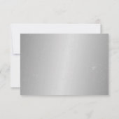 Zal je mijn Bridesmaid zijn - Glam Heart Silver Kaart (Achterkant)