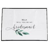 Zal je mijn Bridesmaid zijn? Groot Cadeauzakje (Voorkant)