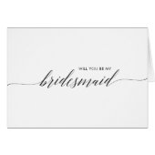 Zal je mijn Bridesmaid zijn, Keepslag, bruiloft ca (Voorkant Horizontaal)