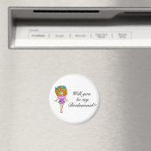 Zal je mijn Bridesmaid zijn? Magneet (Insitu (Vaatwasser))