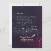 Zal je mijn Bridesmaid zijn, Mason Jar Paarse lich Kaart (Achterkant)