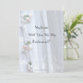 Zal je mijn Bridesmaid zijn,  uitnodiging? Kaart (Staand voorkant)