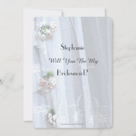 Zal je mijn Bridesmaid zijn,  uitnodiging? Kaart