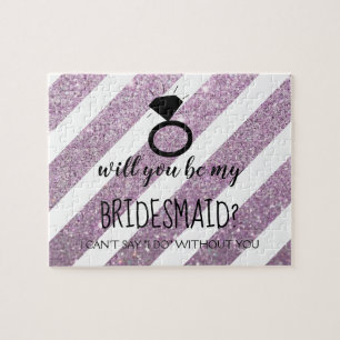 Zal je mijn Bridesmaïde puzzel zijn - je ringpur