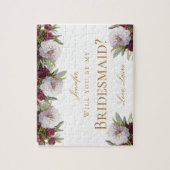 Zal je mijn Bridesmaïde voorstel zijn? Legpuzzel (Verticaal)