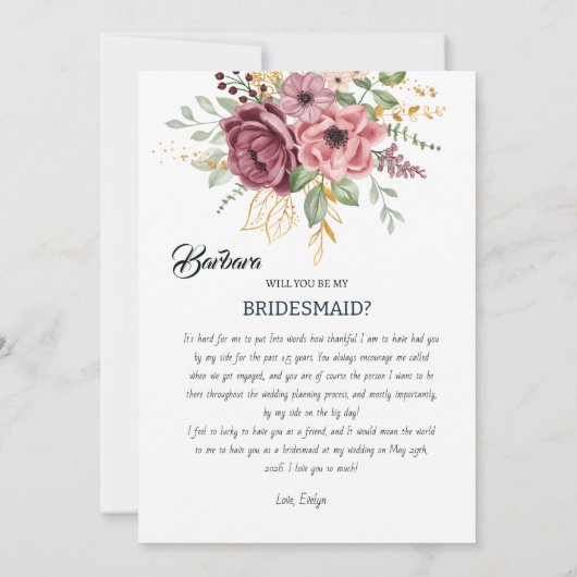 Zal je mijn briefkaart zijn? (Achterkant)