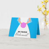 Zal je mijn briefkaart zijn? (Gele Bloem)