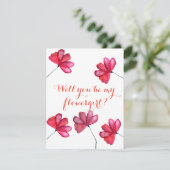 Zal je mijn briefkaart zijn voor de uitnodiging va (Staand voorkant)