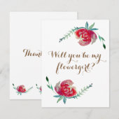 Zal je mijn briefkaart zijn voor de uitnodiging va (Voorkant / Achterkant)