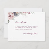 Zal je mijn bruidmaid elegant boho floral worden? kaart (Achterkant)