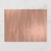 Zal je mijn bruidmaid Roos roze goudappels zijn? Uitnodiging Briefkaart (Achterkant)