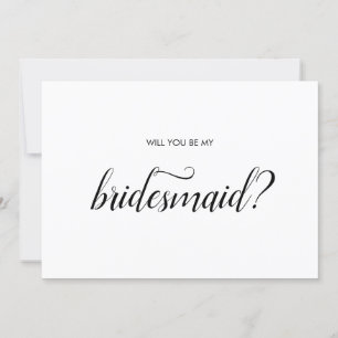 Zal je mijn bruidmaid zijn? kaart