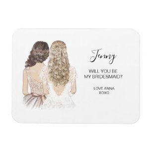 Zal je mijn bruidmaïde magneet zijn?