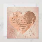 Zal je mijn bruidroze roze rozenborstelhars zijn? kaart (Voorkant)