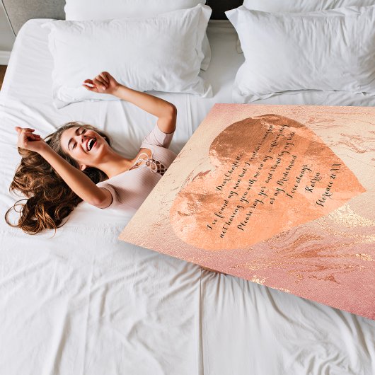 Zal je mijn bruidroze roze rozenborstelhars zijn? kaart