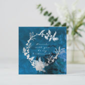 Zal je mijn bruidsblauw Glass Grey Wreater zijn? Kaart (Staand voorkant)