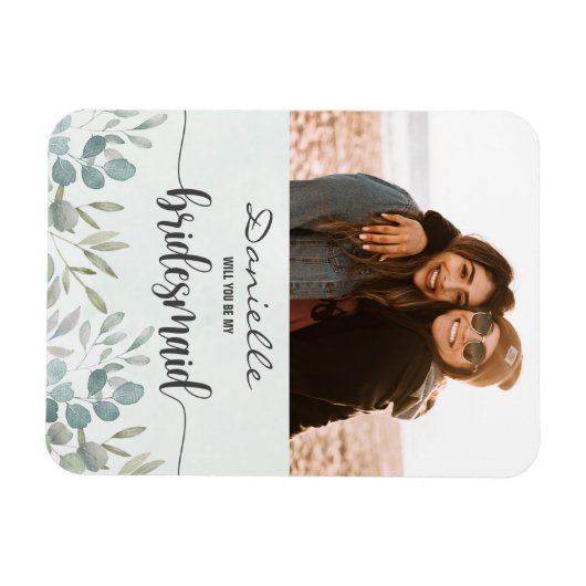 Zal je mijn bruidseaggroene magneet zijn? (Horizontaal)