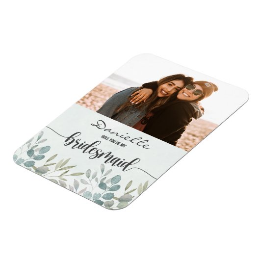 Zal je mijn bruidseaggroene magneet zijn? (Linkerzijde)