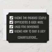 Zal je mijn bruidsjonker zijn? vragen voor jou kaart (Voorkant)