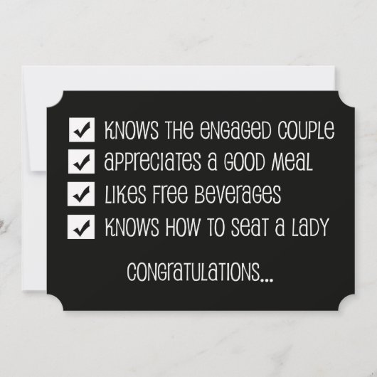 Zal je mijn bruidsjonker zijn? vragen voor jou kaart (Voorkant)