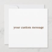 Zal je mijn bruidskaart zijn? kaart (Achterkant)