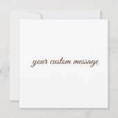 Zal je mijn bruidskaart zijn met roos? kaart (Achterkant)