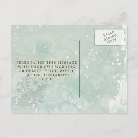 Zal je mijn bruidskaart zijn? uitnodiging briefkaart (Achterkant)