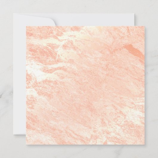 Zal je mijn bruidsmaid Roos Gold Marble Heart zijn Kaart (Achterkant)