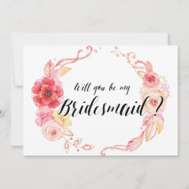 Zal je mijn bruidsmaïde Kaarten zijn?